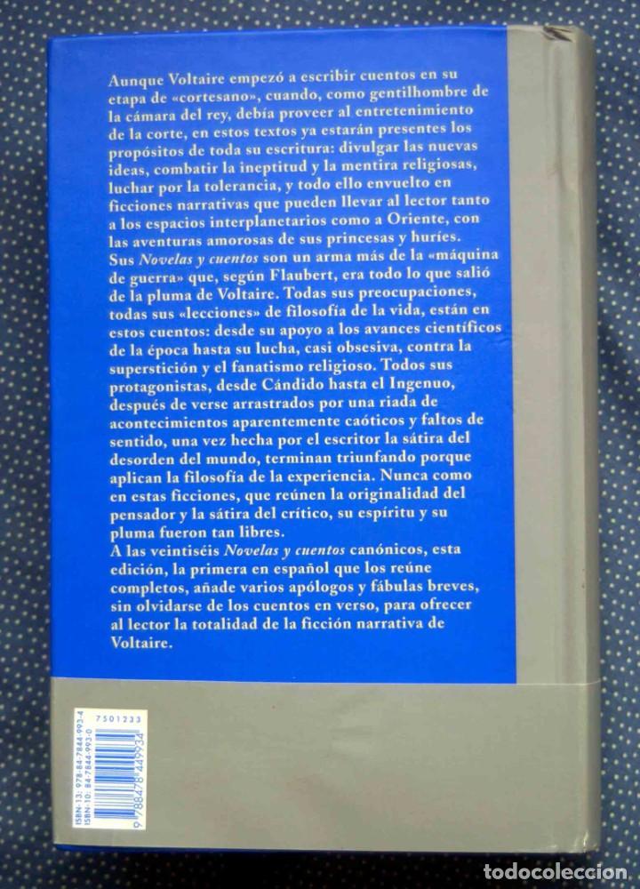 Libros de segunda mano: CUENTOS COMPLETOS EN PROSA Y VERSO - VOLTAIRE - Editorial SIRUELA - Foto 2