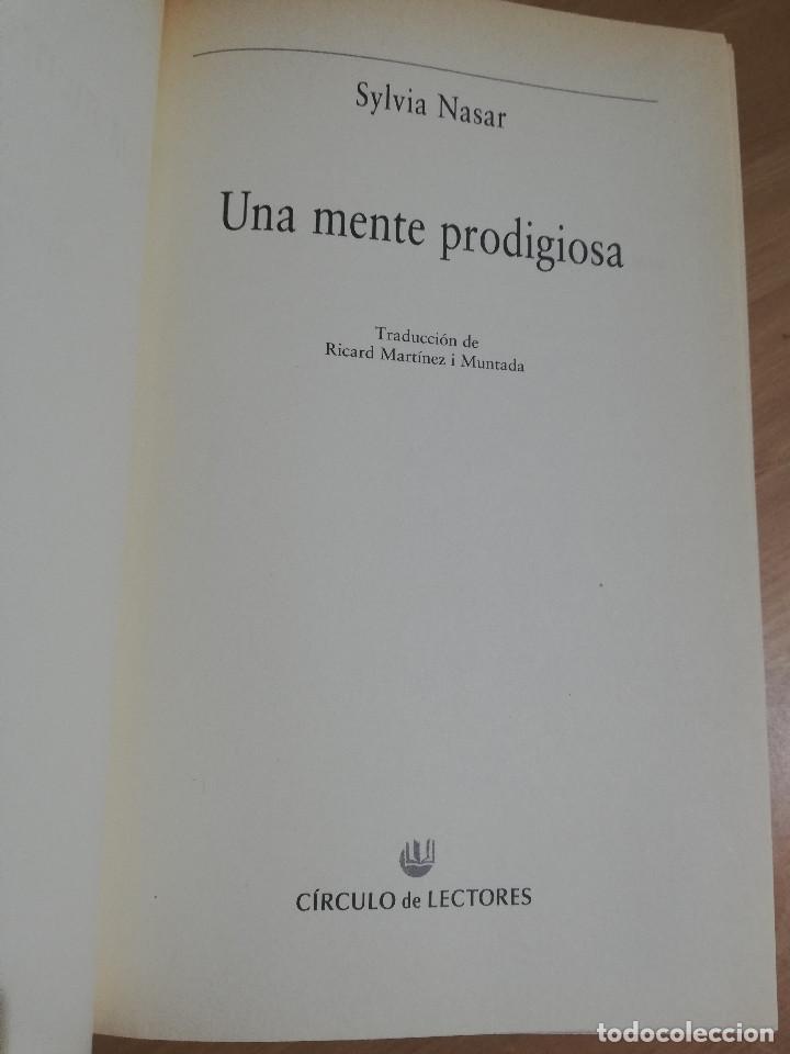 Libros de segunda mano: UNA MENTE PRODIGIOSA (SYLVIA NASAR) - Foto 2