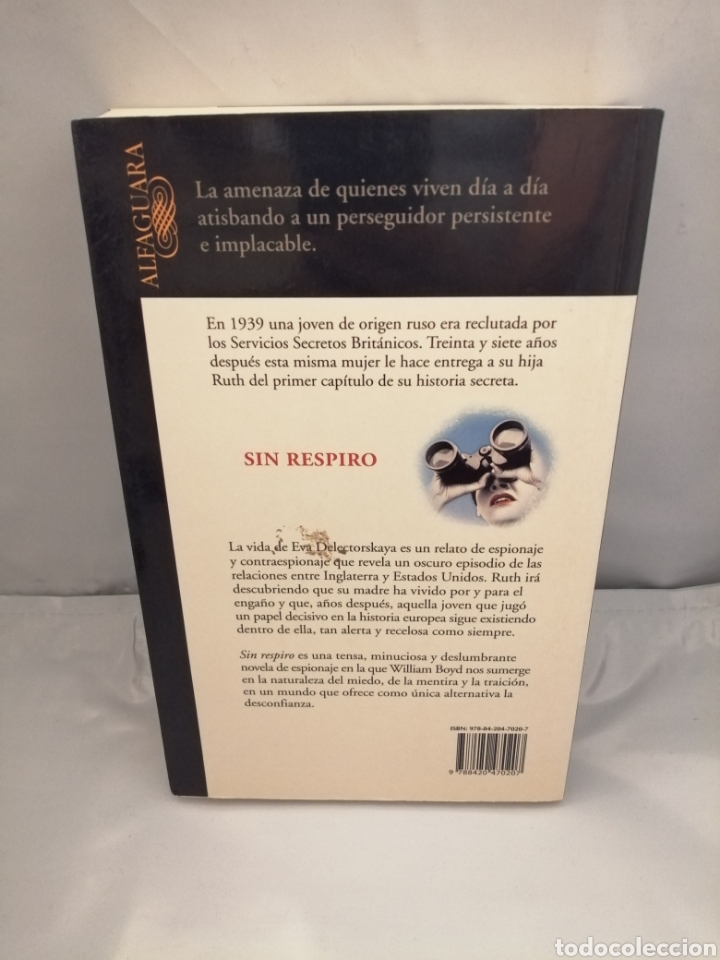 Libros de segunda mano: SIN RESPIRO (PRIMERA EDICI&Oacute;N) - Foto 2