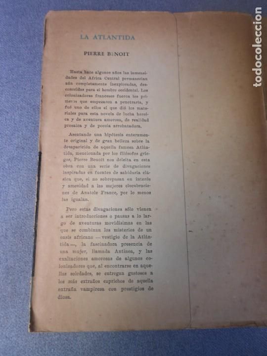 Libros de segunda mano: LA ATLANTIDA - Foto 2