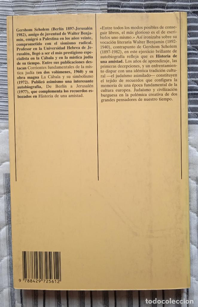 Libros de segunda mano: Walter Benjamin. Gershom Scholem - Foto 2
