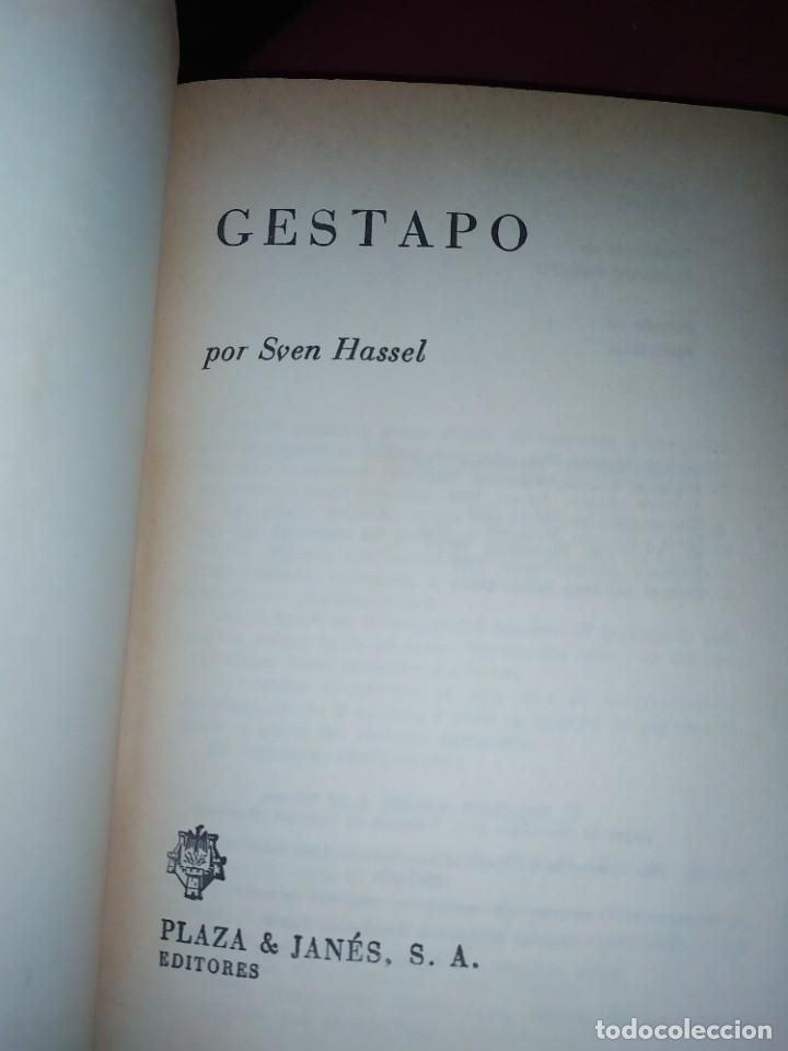 Libros de segunda mano: GESTAPO SVEN HASSEL 1981 - Foto 11