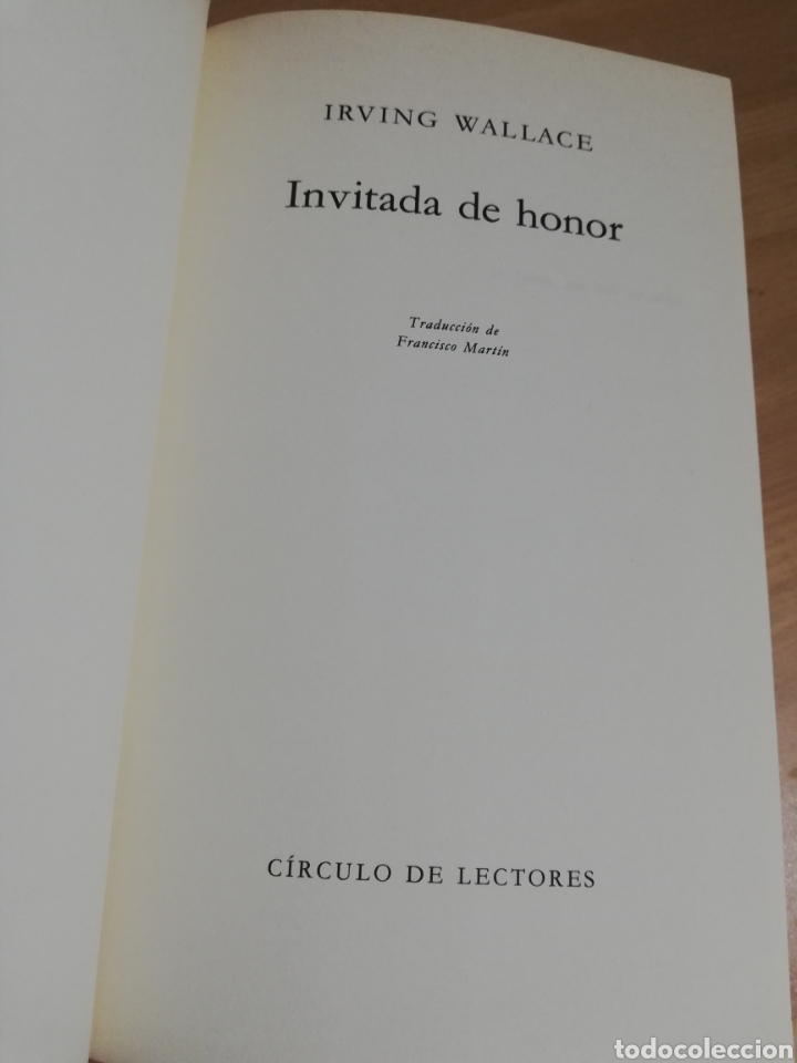 Libros de segunda mano: INVITADA DE HONOR (IRVING WALLACE) - Foto 2