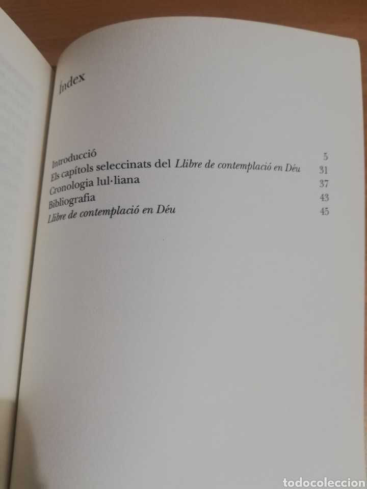 Libros de segunda mano: LLIBRE DE CONTEMPLACI&Oacute; EN D&Eacute;U (RAMON LLULL) - Foto 3
