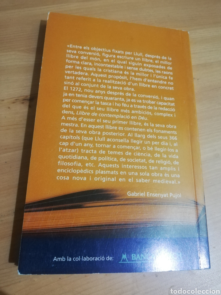 Libros de segunda mano: LLIBRE DE CONTEMPLACI&Oacute; EN D&Eacute;U (RAMON LLULL) - Foto 4