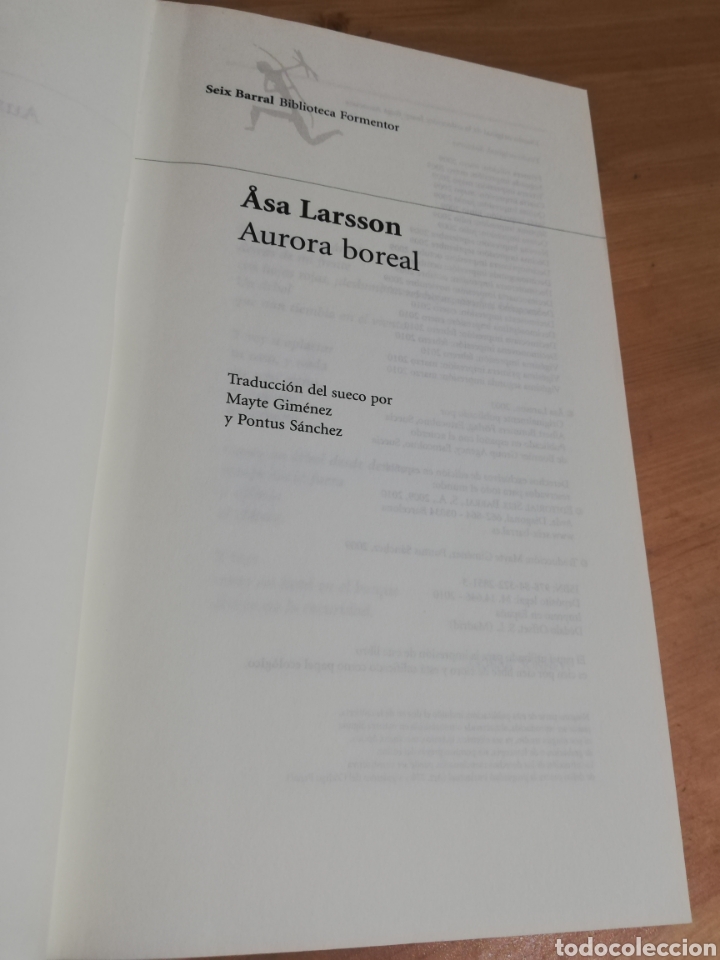 Libros de segunda mano: AURORA BOREAL (ASA LARSSON) - Foto 2