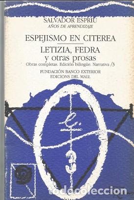 Second hand books: SALVADOR ESPRIU-OBRAS COMPLETAS-ED.BILING&Uuml;E-