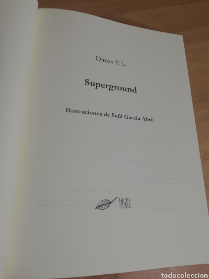 Libros de segunda mano: SUPERGROUND (DIMAS P. L.) - Foto 2