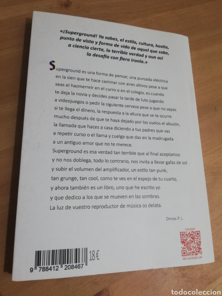 Libros de segunda mano: SUPERGROUND (DIMAS P. L.) - Foto 4
