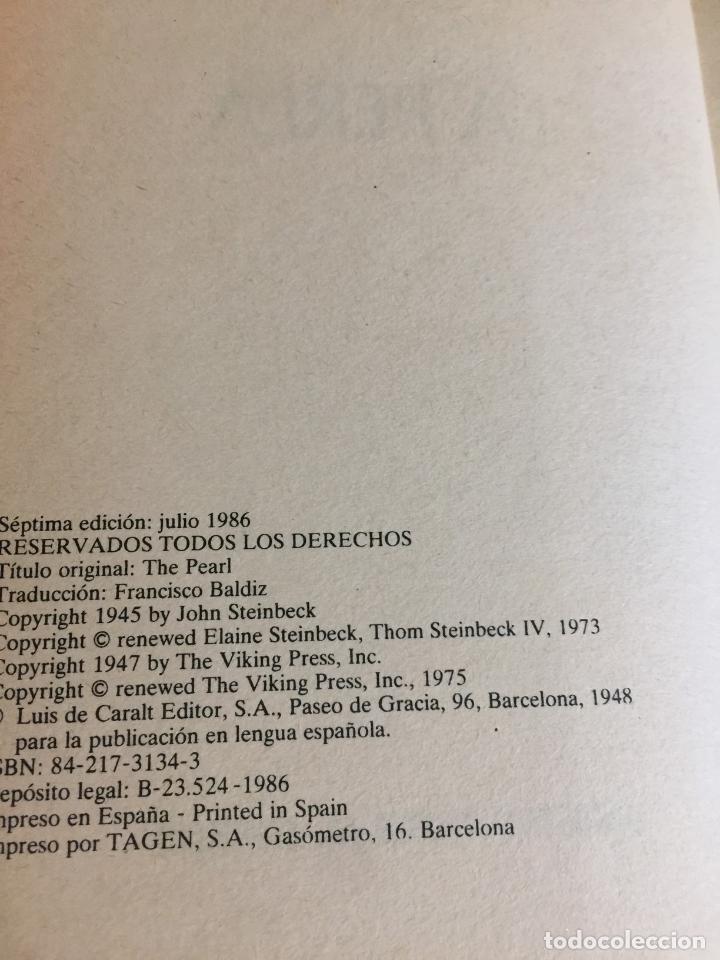 Libros de segunda mano: La perla - John Steinbeck - Foto 2