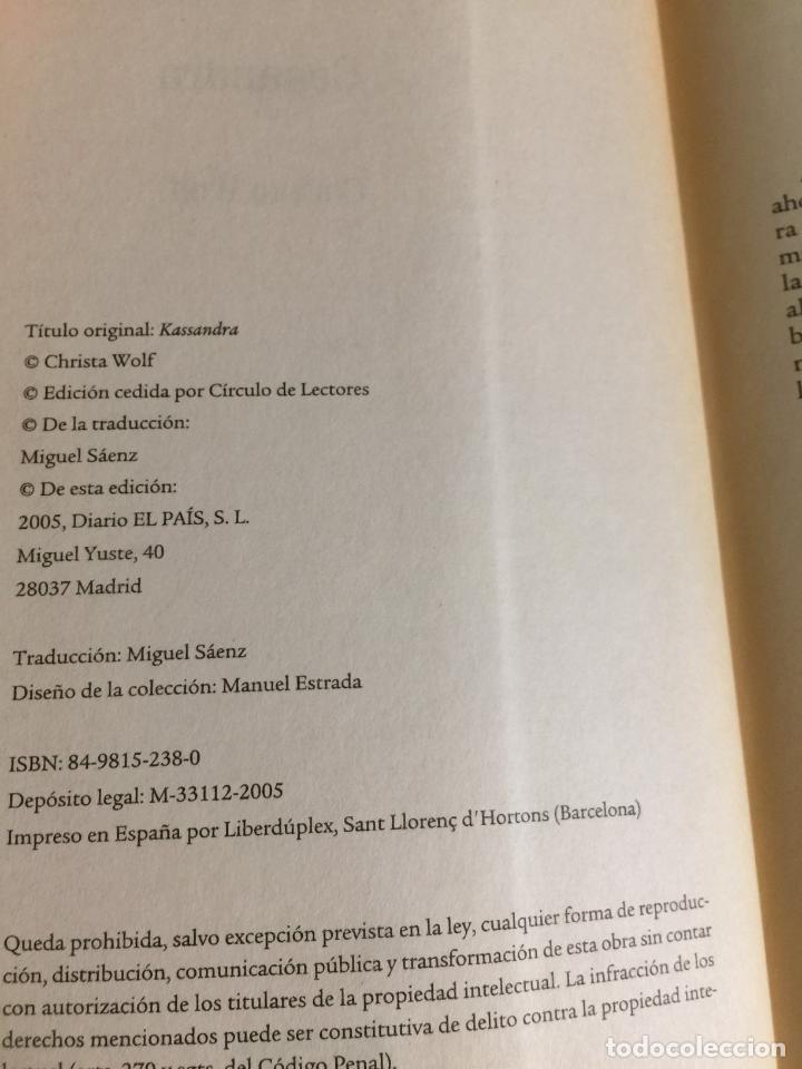 Libros de segunda mano: Casandra - Christa Wolf - Foto 4