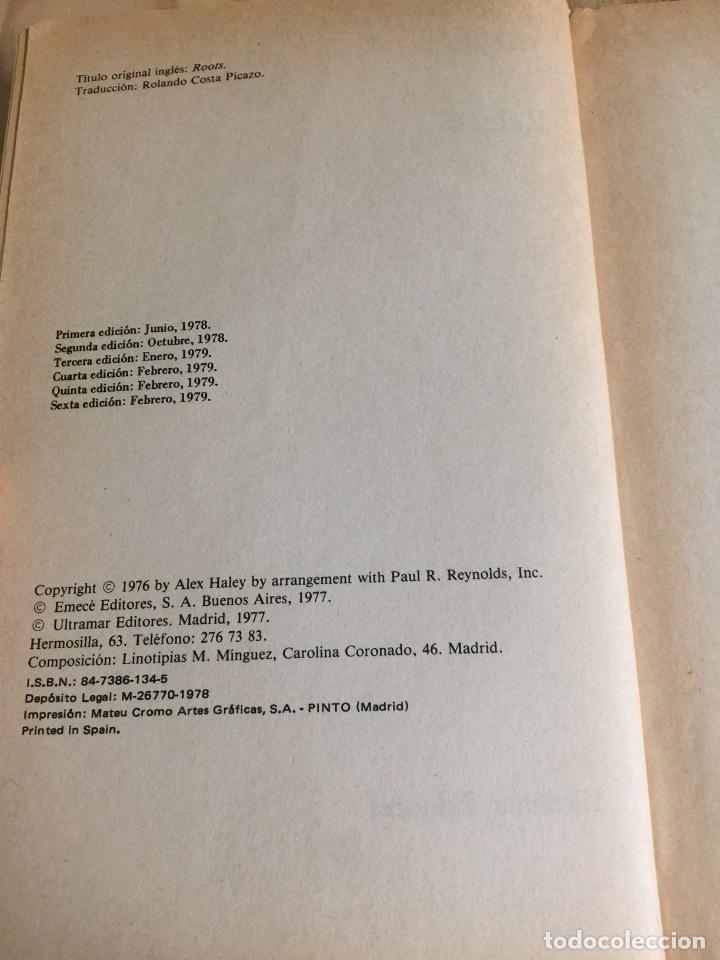 Libros de segunda mano: Raices - Alex Haley - Foto 3