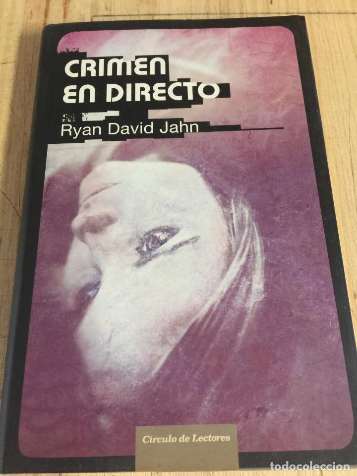 Libros de segunda mano: Crimen en directo - Ryan David Jahn - Foto 1