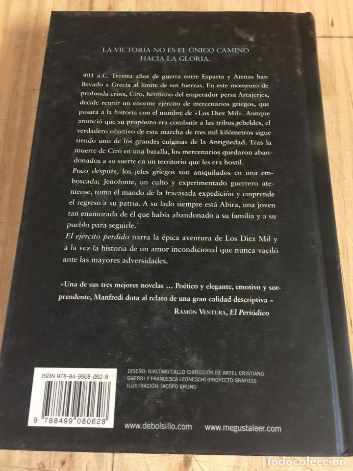 Libros de segunda mano: El ej&eacute;rcito perdido - Valerio Massimo Manfredi - Foto 3
