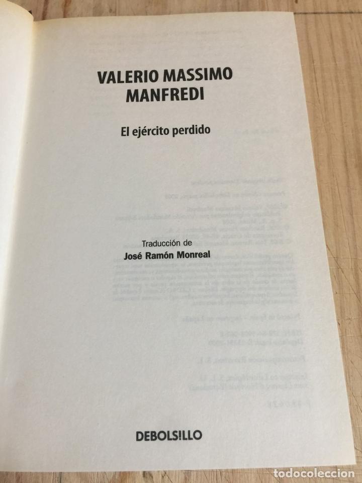 Libros de segunda mano: El ej&eacute;rcito perdido - Valerio Massimo Manfredi - Foto 5
