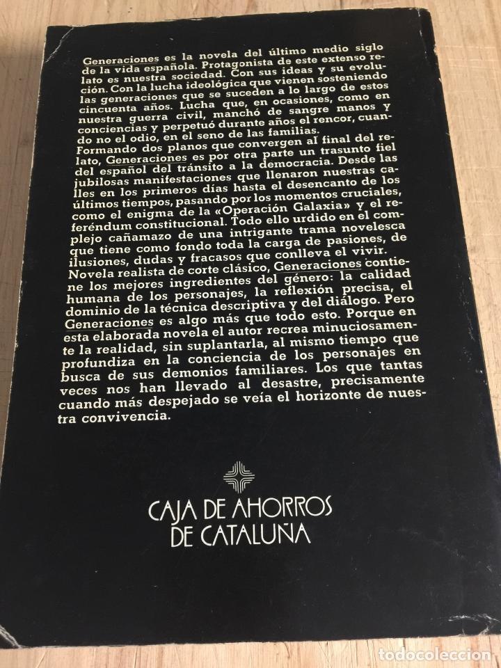 Libros de segunda mano: Generaciones - Crist&oacute;bal Zaragoza - Foto 4