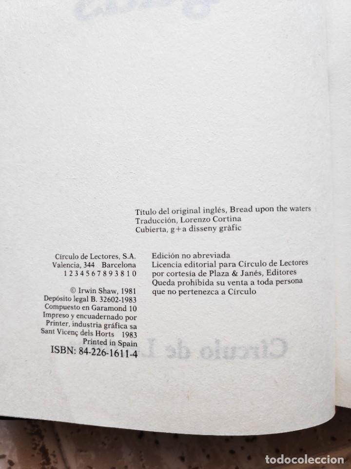 Libros de segunda mano: Pan en las aguas, Irwin Shaw, Circulo de Lectores - Foto 4