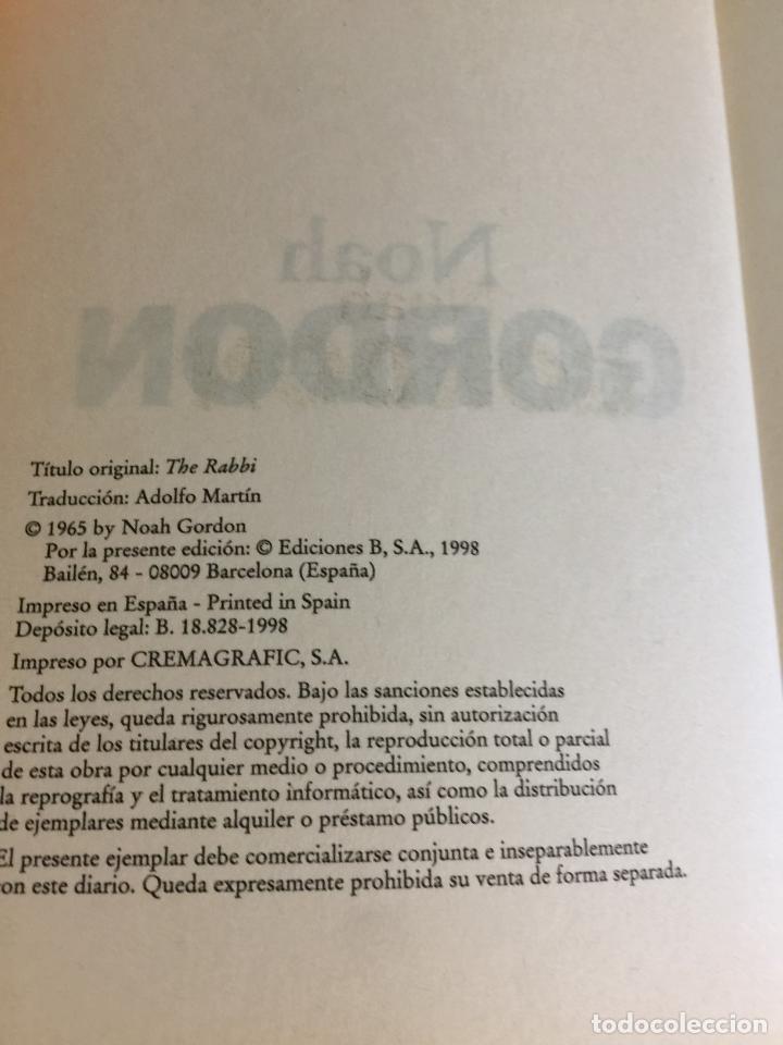 Libros de segunda mano: El rabino - Noah Gordon - Foto 2