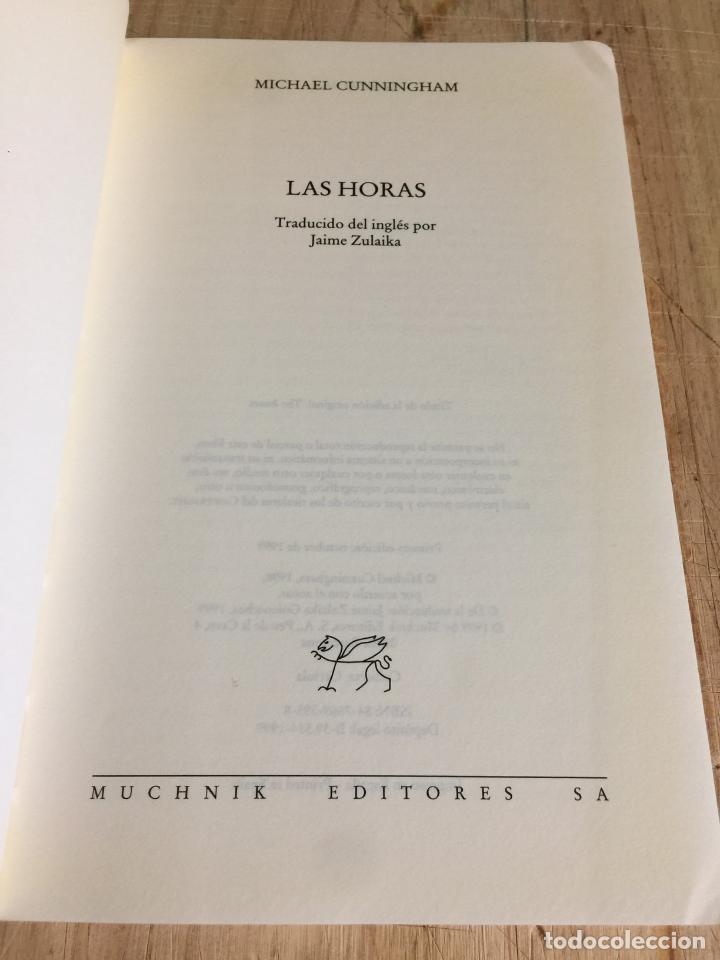 Libros de segunda mano: Las horas - Michael Cunningham - Foto 3