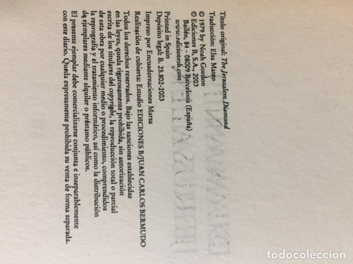Libros de segunda mano: El diamante de Jerusalem - Noah Gordon - Foto 2