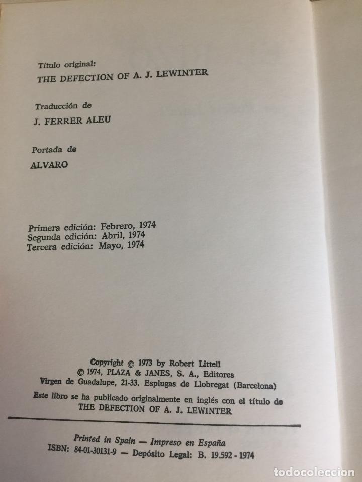 Libros de segunda mano: El rizo - Robert Littell - Foto 3