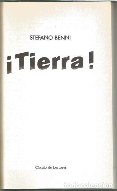Libros de segunda mano: LIBRO, &rdquo;TIERRA&rdquo;, DE STEFANO BENNI, ED. ANAGRAMA - Foto 2