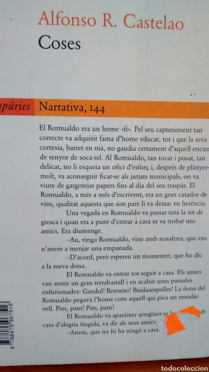 Libros de segunda mano: COSES DE ALFONSO R. CASTELAO (EMPURIES) - Foto 2