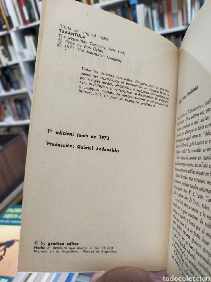 Libros de segunda mano: TAR&Aacute;NTULA - BOB DYLAN - Foto 8