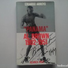 Libros de segunda mano: EDUARDO ARROYO. PANAMA AL BROWN 1902-1951. 1ª EDICIÓN 1988. BOXEO. JEAN COCTEAU. VANGUARDIAS.