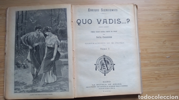 Second hand books: Amenidades Ilustradas, Novelas. Tomo IX - Menendez Novella,Ponson du terrail,Sienkiewiez,Jacolliot