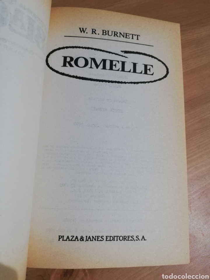 Libros de segunda mano: ROMELLE (WILLIAM RILEY BURNETT) - Foto 2