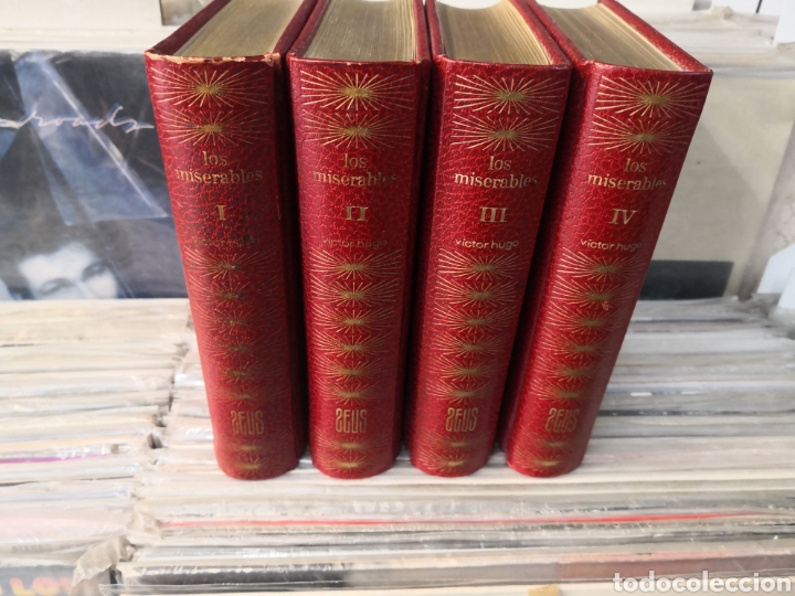 Libros de segunda mano: Los miserables, V&iacute;ctor Hugo, 4 tomos - Foto 1