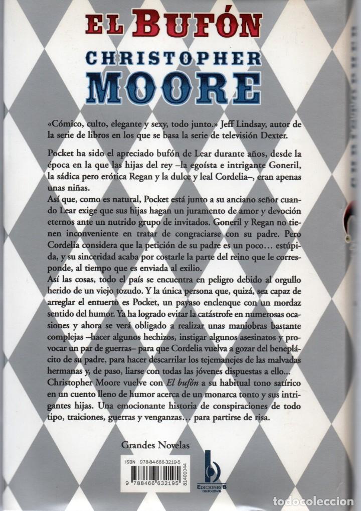 Libros de segunda mano: EL BUFON CHRISTOFER MOORE 2009 EDICIONES B - Foto 2
