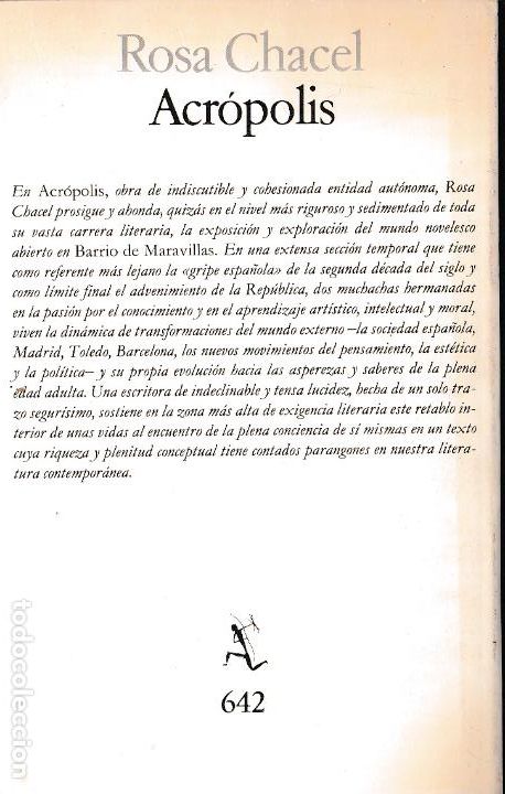 Libros de segunda mano: Acr&oacute;polis / Rosa Chacel - Foto 2
