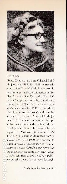 Libros de segunda mano: Acr&oacute;polis / Rosa Chacel - Foto 3