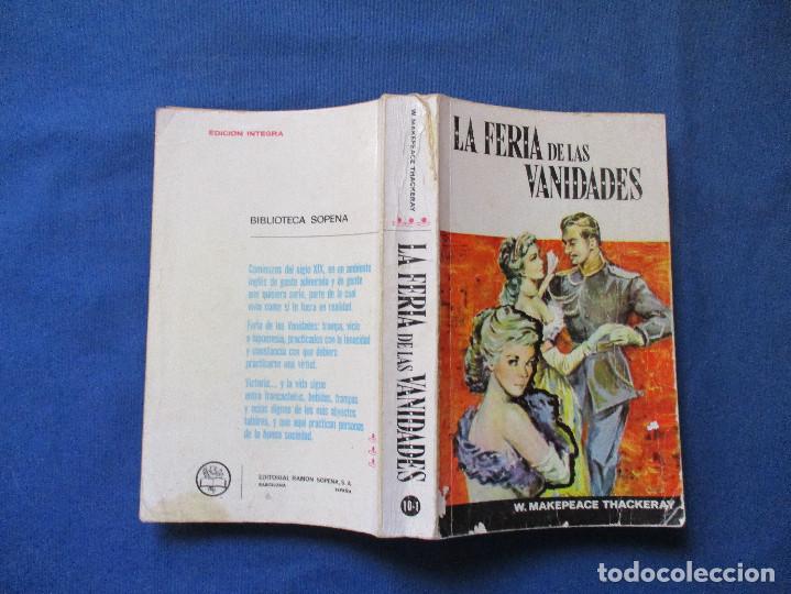 Libros de segunda mano: LA FERIA DE LAS VANIDADES / 1966 W. MAKEPEACE THACKERAY - Foto 2