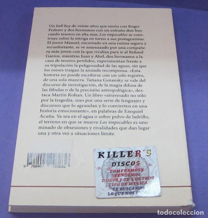 Libros de segunda mano: Los impecables - Tatiana Goransky - Editorial Comba - Foto 2