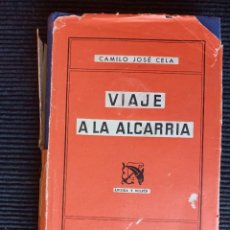 Libros de segunda mano: VIAJE A LA ALCARRIA. CAMILO JOSE CELA. ANCORA Y DELFIN 1954.. Lote 293590758