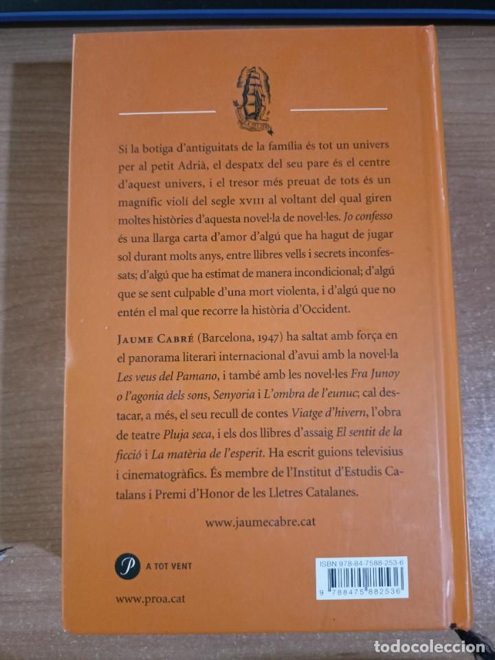 Libros de segunda mano: Jo confesso - Jaume Cabr&eacute; - en catal&agrave; - Foto 2
