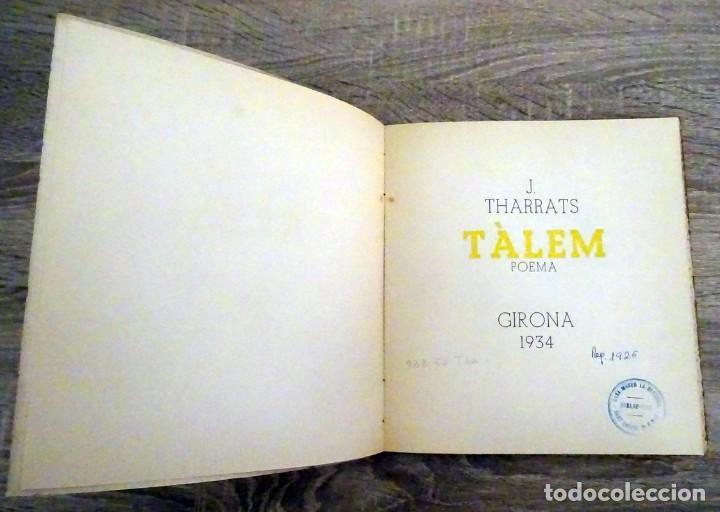 Libros de segunda mano: T&Aacute;LEM POEMA J. THARRATS - Foto 4