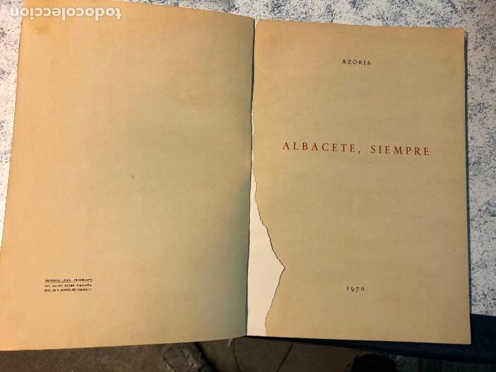 Libros de segunda mano: Albacete,siempre 1970 Azorin - Foto 7