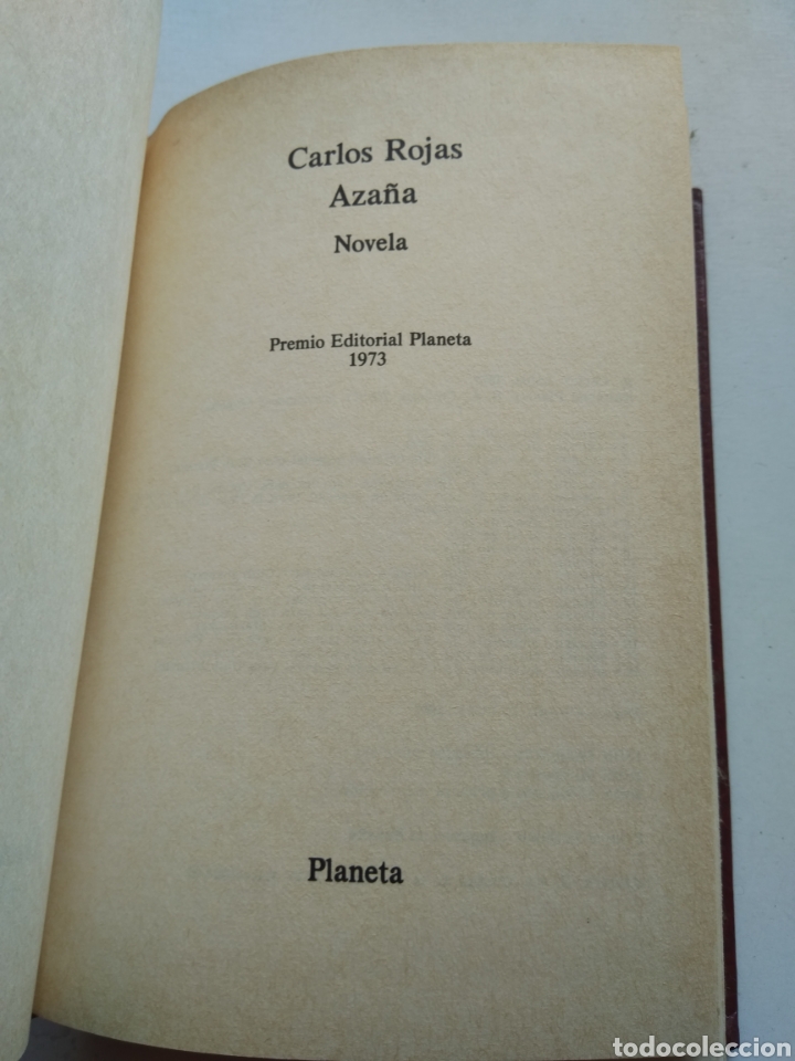 Libros de segunda mano: AZA&Ntilde;A/CARLOS ROJAS - Foto 2