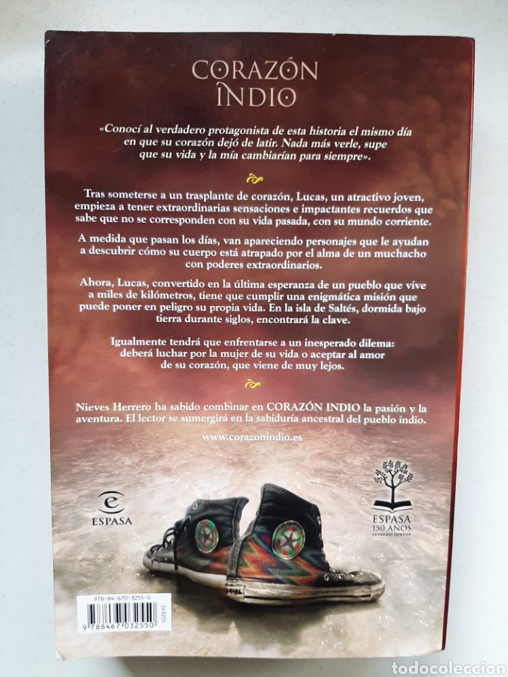 Libros de segunda mano: CORAZ&Oacute;N INDIO - Nieves Herrero - Foto 2