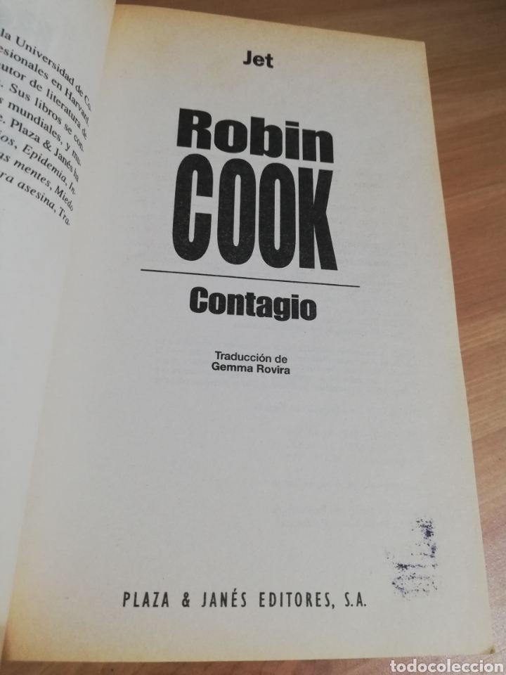 Libros de segunda mano: CONTAGIO (ROBIN COOK) - Foto 2