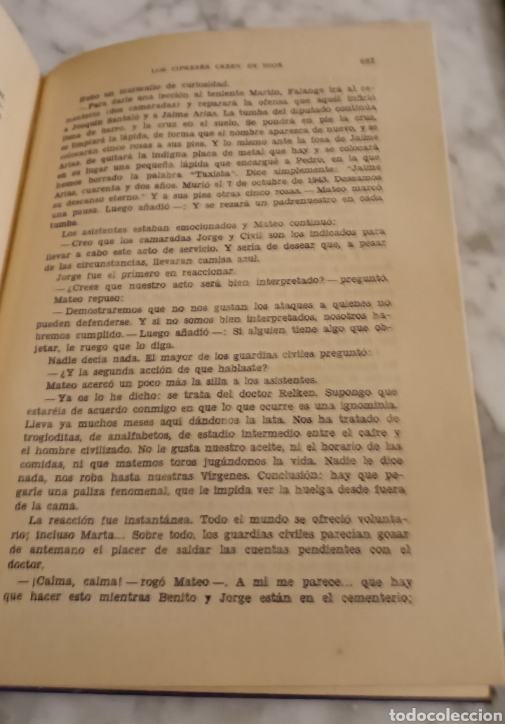 Libros de segunda mano: Libro Los cipreses creen en Dios a&ntilde;o.1957 - Foto 2