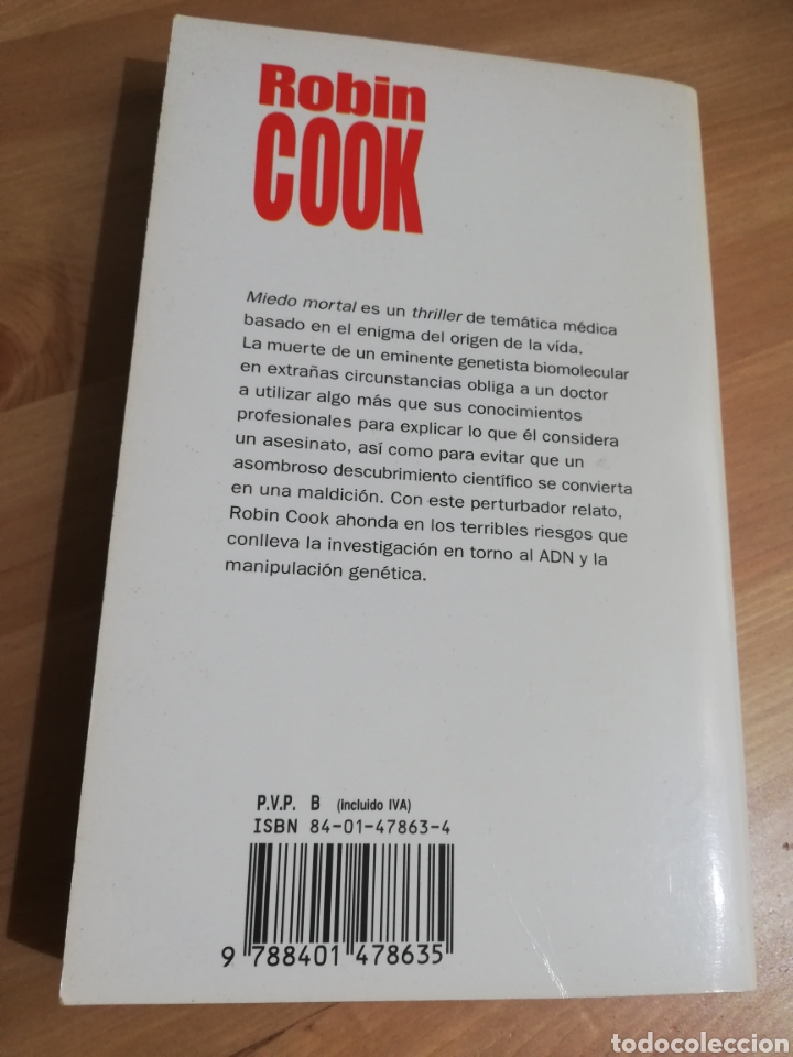 Libros de segunda mano: MIEDO MORTAL (ROBIN COOK) - Foto 3