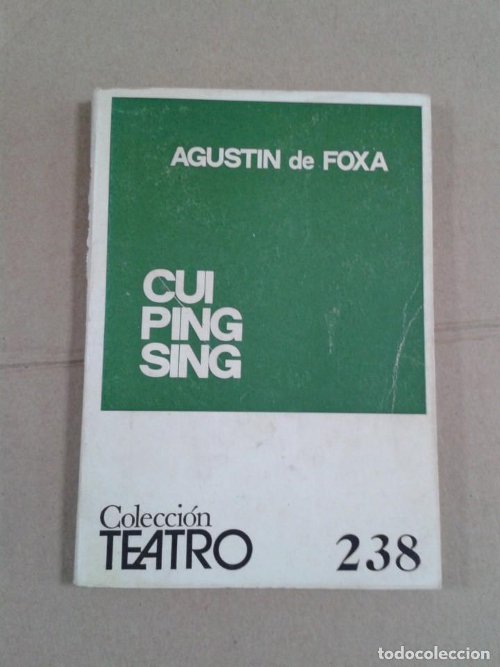 Libros de segunda mano: CUI PING SING. AGUSTIN DE FOXA - Foto 1