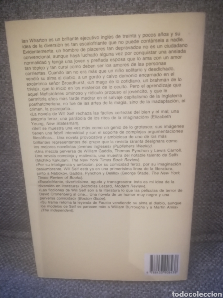 Libros de segunda mano: Will Self Mi Idea De La Diversi&oacute;n. Anagrama 1997. Como Nuevo. - Foto 2