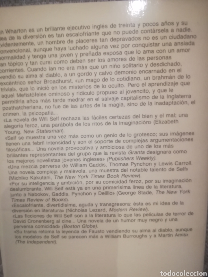 Libros de segunda mano: Will Self Mi Idea De La Diversi&oacute;n. Anagrama 1997. Como Nuevo. - Foto 3