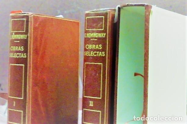 Libros de segunda mano: ERNEST HEMINGWAY ... OBRAS SELECTAS ... 1969 2 tomos - Foto 2